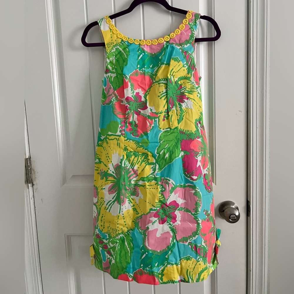 NWT LILLY PULITZER SHORELY BLUE BIG FLIRT DELIA SHIFT DRESS